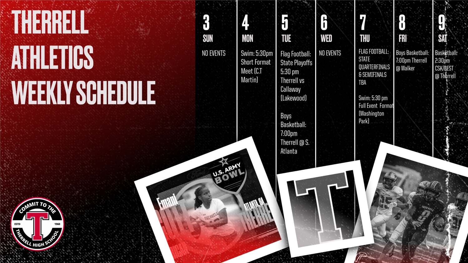 Weekly Sports Schedule